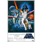 Schwarze empireposter Star Wars Darth Vader Poster mit Rahmen 