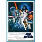 Bunte empireposter Star Wars Darth Vader Rechteckige Poster mit Rahmen aus MDF 