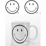 Weiße empireposter Emoji Smiley Untertassen aus Keramik 