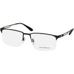 Schwarze Armani Emporio Armani Brillenfassungen aus Metall für Herren 