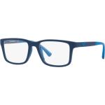 Blaue Armani Emporio Armani Vollrand Brillen aus Kunststoff für Kinder 