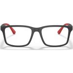 Schwarze Armani Emporio Armani Vollrand Brillen aus Kunststoff für Kinder 