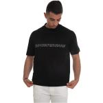 Reduzierte Schwarze Armani Emporio Armani T-Shirts für Herren Größe M 