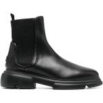 Schwarze Armani Emporio Armani Ankle Boots & Klassische Stiefeletten aus Rindsleder für Damen Größe 41 