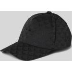 Schwarze Unifarbene Armani Emporio Armani Snapback-Caps aus Baumwolle für Herren Einheitsgröße 
