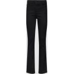 Schwarze Armani Emporio Armani Bootcut Jeans mit Reißverschluss aus Baumwolle für Damen Größe XXL 