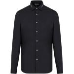 Reduzierte Marineblaue Armani Emporio Armani Slim Fit Hemden mit Knopf für Herren Größe M für den für den Frühling 