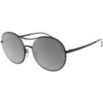 Hellgraue Armani Emporio Armani Verspiegelte Sonnenbrillen aus Metall 