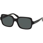 Schwarze Armani Emporio Armani Quadratische Sonnenbrillen mit Sehstärke aus Kunststoff für Damen 