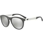 Hellgraue Armani Emporio Armani Verspiegelte Sonnenbrillen aus Kunststoff für Herren 