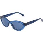 Blaue Armani Emporio Armani Kunststoffsonnenbrillen für Damen 