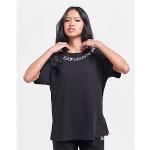 Schwarze Armani Emporio Armani T-Shirts aus Baumwolle für Damen Größe S 