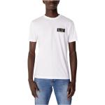 Reduzierte Weiße Unifarbene Armani Emporio Armani T-Shirts für Herren Größe L für den für den Frühling 