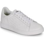 Reduzierte Weiße Armani Emporio Armani Classic Low Sneaker aus Leder für Damen Größe 38 