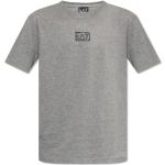 Reduzierte Graue Kurzärmelige Armani Emporio Armani T-Shirts für Herren Größe L 