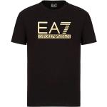 Schwarze Armani Emporio Armani T-Shirts für Herren Größe XL 