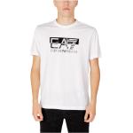 Reduzierte Weiße Armani Emporio Armani T-Shirts aus Baumwolle für Herren Größe L für den für den Herbst 