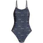 Emporio Armani, Einteiliger Badeanzug Blue, Damen, Größe: S