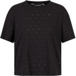Reduzierte Schwarze Armani Emporio Armani T-Shirts mit Adler-Motiv für Damen Größe M 
