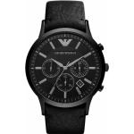 Emporio Armani Herren Chronograph Quarz Uhr mit Leder Armband AR2461