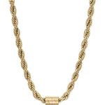 Goldene Armani Emporio Armani Halsketten & Halsschmuck aus Edelstahl 