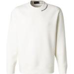 Cremefarbene Unifarbene Casual Armani Emporio Armani Herrensweatshirts aus Baumwolle Größe XXL für den für den Herbst 