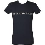Reduzierte Halblangärmelige Armani Emporio Armani Rundhals-Ausschnitt T-Shirts aus Elastan für Herren 