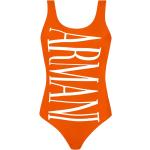 Emporio Armani, Kultiges Badekostüm Orange, Damen, Größe: L