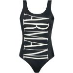 Emporio Armani, Kultiges Badekostüm Black, Damen, Größe: S