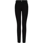 Reduzierte Schwarze Armani Emporio Armani Skinny Jeans mit Reißverschluss aus Denim für Damen 