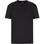 Reduzierte Schwarze Armani Emporio Armani T-Shirts für Herren Größe S 