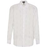 Reduzierte Weiße Armani Emporio Armani Print-Shirts aus Lyocell für Damen Größe XXL für den für den Herbst 