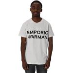 Emporio Armani Men's Logo Band Crew Neck T-Shirt, White, XL