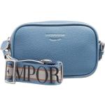 Reduzierte Blaue Armani Emporio Armani Kleine Handtaschen aus Textil für Damen 