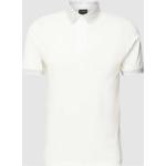 Weiße Armani Emporio Armani Herrenpoloshirts & Herrenpolohemden aus Baumwolle Größe L 