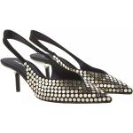 Reduzierte Goldene Armani Emporio Armani High Heels & Stiletto-Pumps aus Leder für Damen Größe 38 