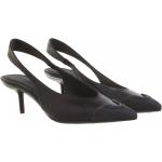 Reduzierte Schwarze Armani Emporio Armani High Heels & Stiletto-Pumps aus Leder für Damen Größe 38 