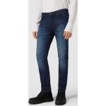 Blaue Armani Emporio Armani 5-Pocket Jeans aus Baumwolle für Herren Weite 33, Länge 32 