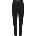Reduzierte Schwarze Armani Emporio Armani Skinny Jeans mit Reißverschluss aus Baumwolle für Damen 