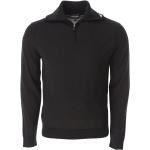Reduzierte Schwarze Armani Emporio Armani Rollkragen Herrensweatshirts Größe XL für den für den Winter 