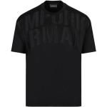 Reduzierte Schwarze Armani Emporio Armani T-Shirts für Herren Größe M 