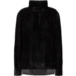 Schwarze Armani Emporio Armani Festliche Blusen aus Seide für Damen Größe S 