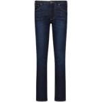 Blaue Armani Emporio Armani Slim Fit Jeans mit Reißverschluss aus Denim für Herren 