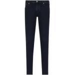 Schwarze Armani Emporio Armani Slim Fit Jeans mit Reißverschluss aus Baumwolle für Herren 
