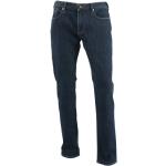 Reduzierte Blaue Armani Emporio Armani Slim Fit Jeans mit Reißverschluss aus Denim für Herren 