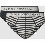 Schwarze Armani Emporio Armani Herrenslips & Herrenpanties aus Baumwolle Größe M 2-teilig 