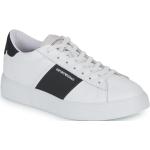 Reduzierte Weiße Armani Emporio Armani Low Sneaker aus Leder für Herren Größe 42 