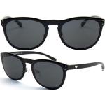 Schwarze Armani Emporio Armani Verspiegelte Sonnenbrillen aus Kunststoff für Damen 