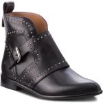 Schwarze Armani Emporio Armani Ankle Boots & Klassische Stiefeletten für Damen Größe 37 