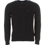 Reduzierte Schwarze Sportliche Langärmelige Armani Emporio Armani Herrensweatshirts Größe 3 XL 